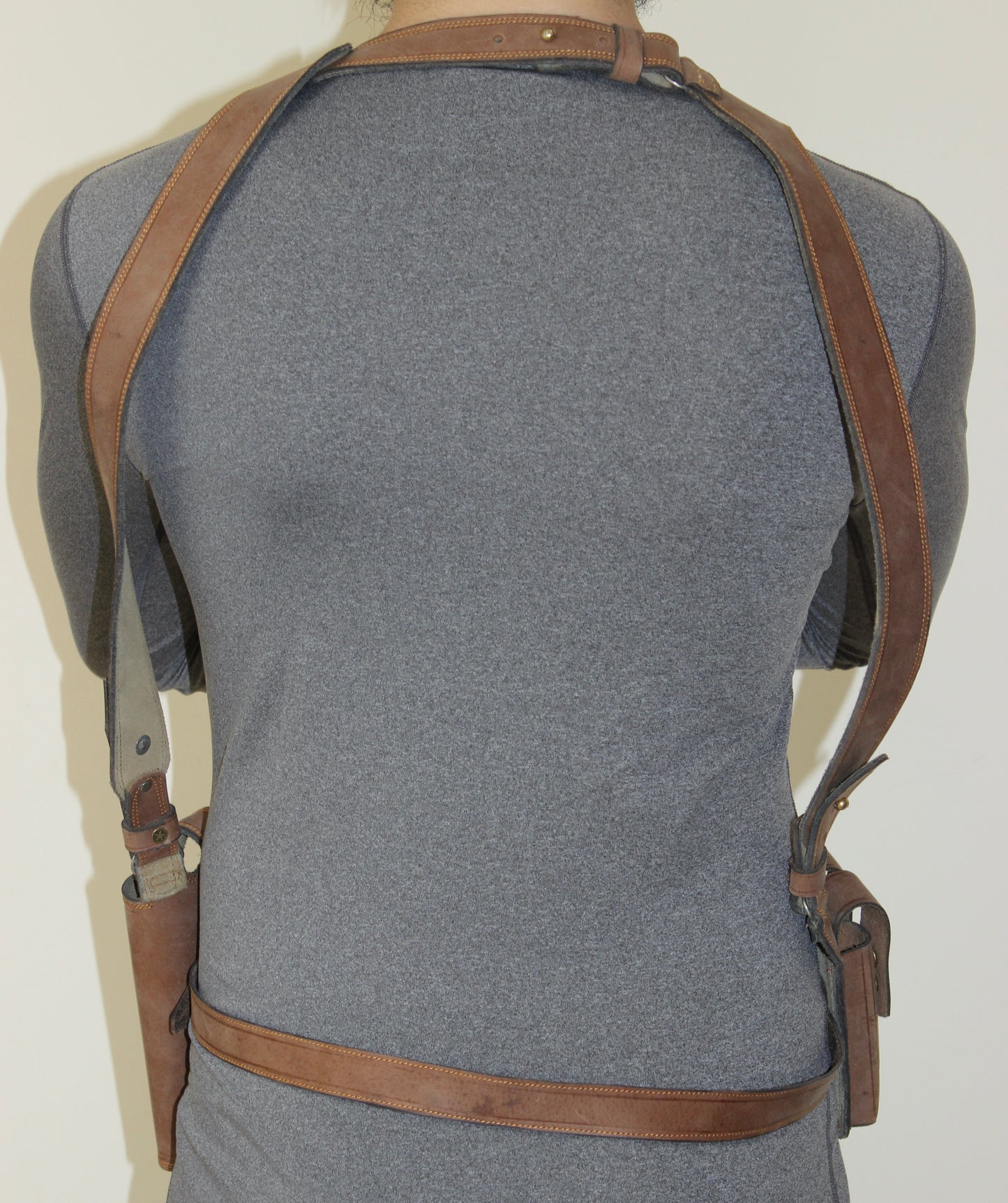 Jacket style holster with belt